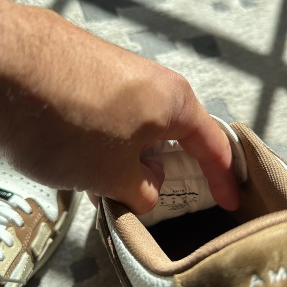 Amiri skel-top low brown US9 - Picture 5 of 6